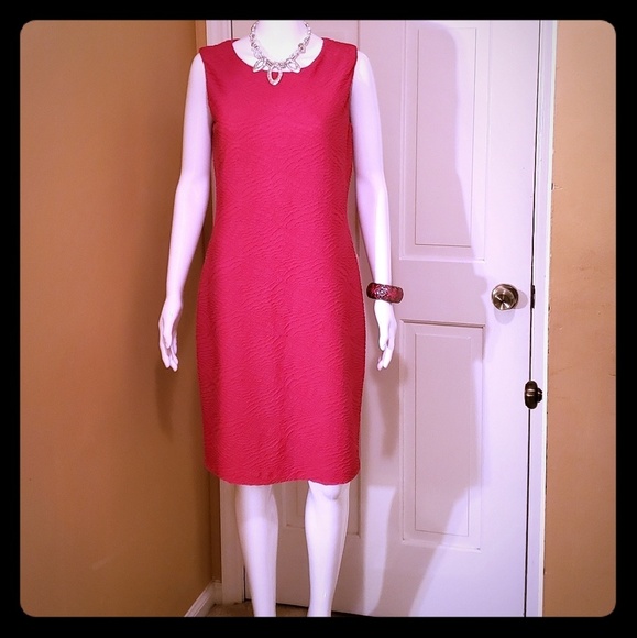 Calvin Klein Fuschia Dress size 10 - Picture 1 of 8